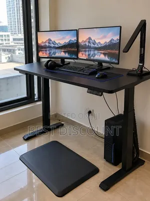 Electric Desk ; Adjustable Computer Table, 1.4m