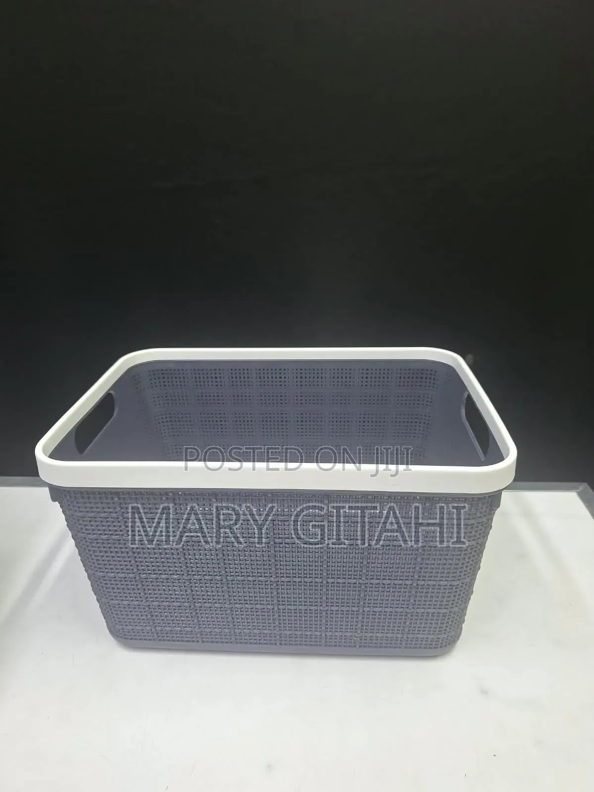 Large Plastic Storage Basket