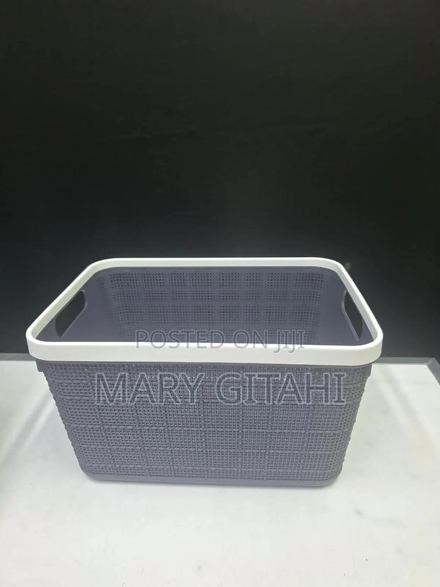 Large Plastic Storage Basket - thumbnail 2