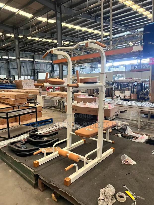 Multi-Function Power Tower With an Integrated Weight Bench - main view