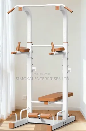 Multi-Function Power Tower With an Integrated Weight Bench