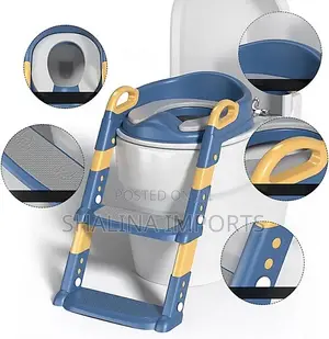 Adjustable Kids Training Toilet Seat Trainer With PVC Cushion/Softpad