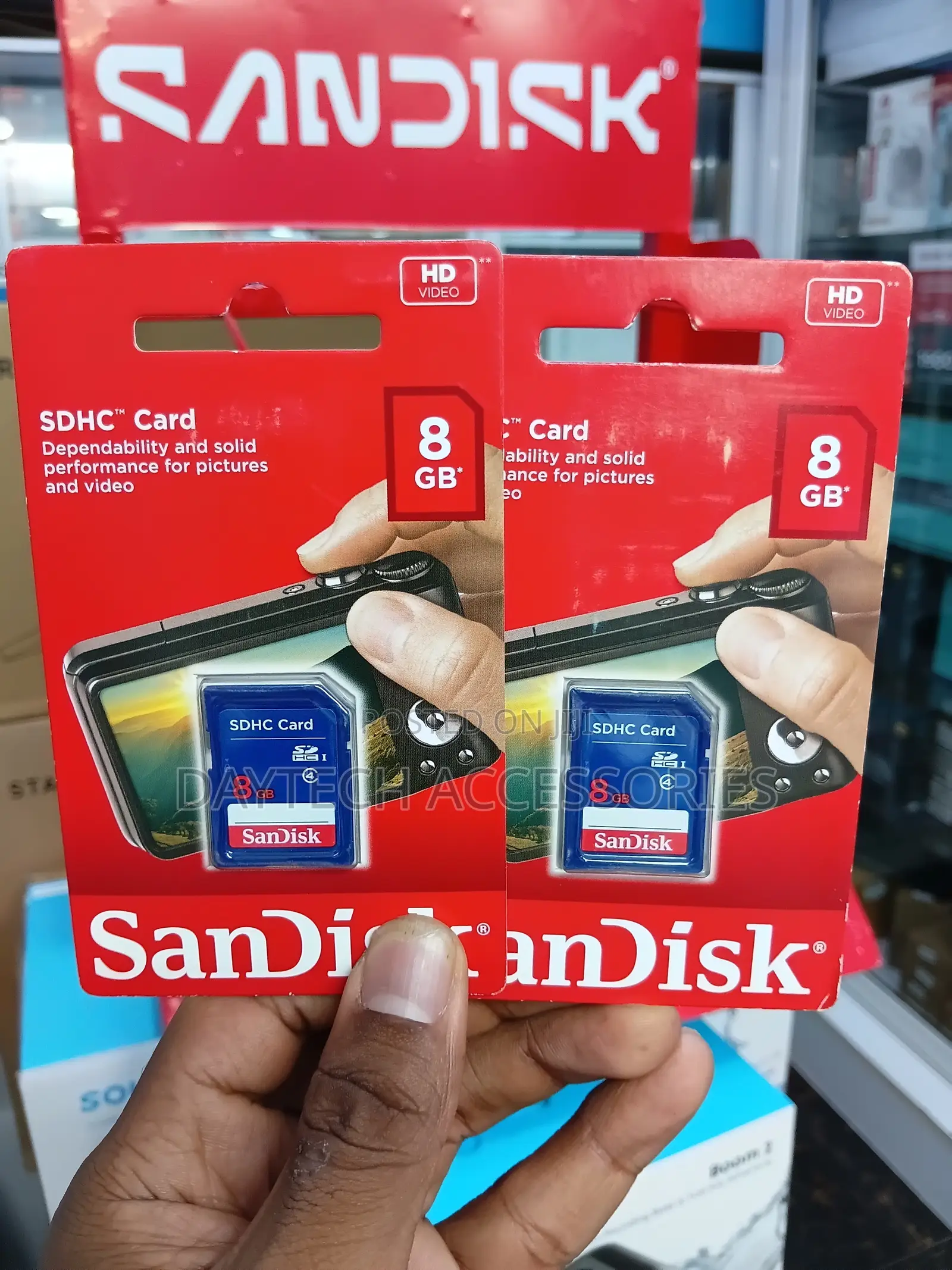 SanDisk 8GB SDHC Class 4 SD Flash Memory Card Camera SDSDB-008G
