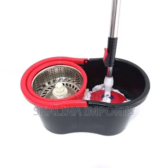 12L 360 Degrees Foot Pedal Spin Mop and Bucket