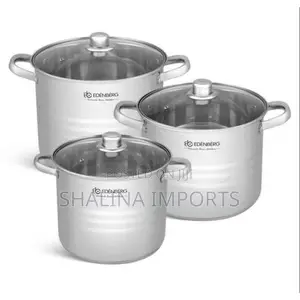 Edenberg 6pcs Stainless Cookware Set
