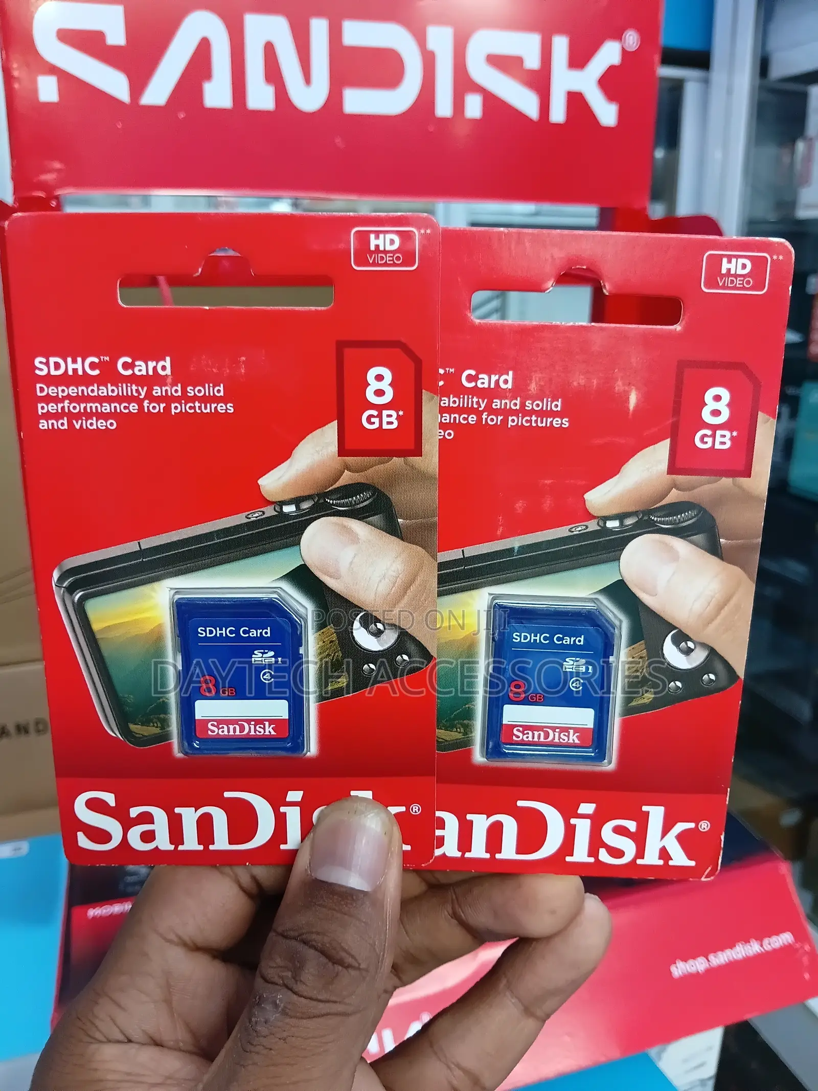 SanDisk 8GB microSDHC Memory Card - Blue