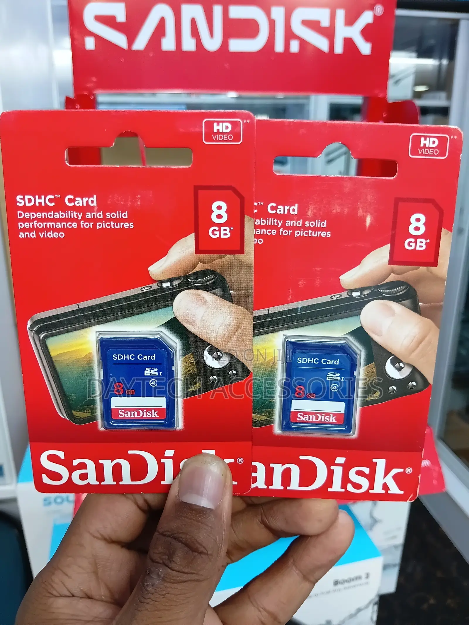 SanDisk 8GB microSDHC Memory Card - Blue