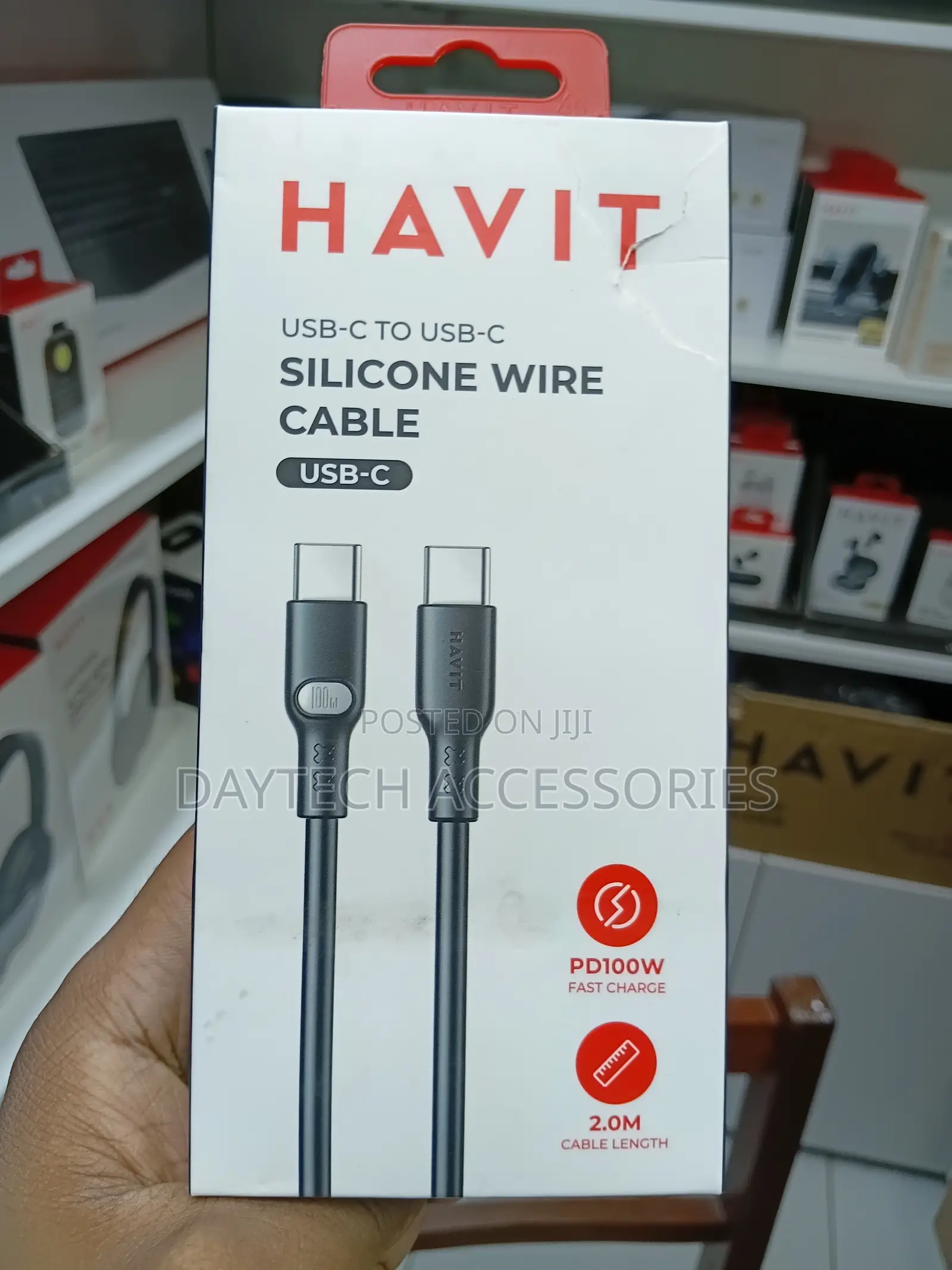 Havit Cable 100w TYPE-C to TYPE-C 2N