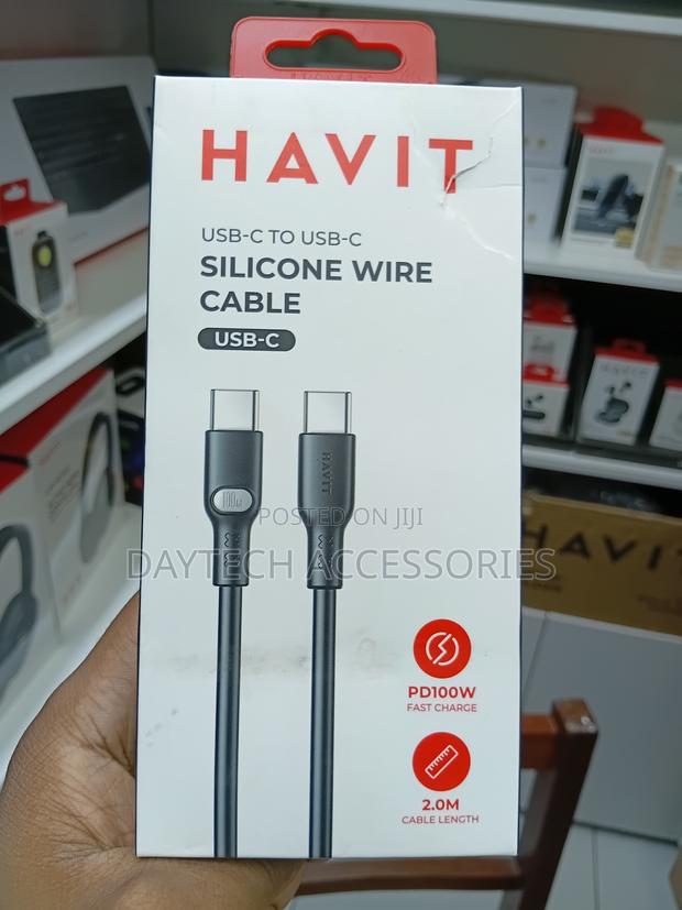 Havit Cable 100w TYPE-C to TYPE-C 2N - thumbnail 2