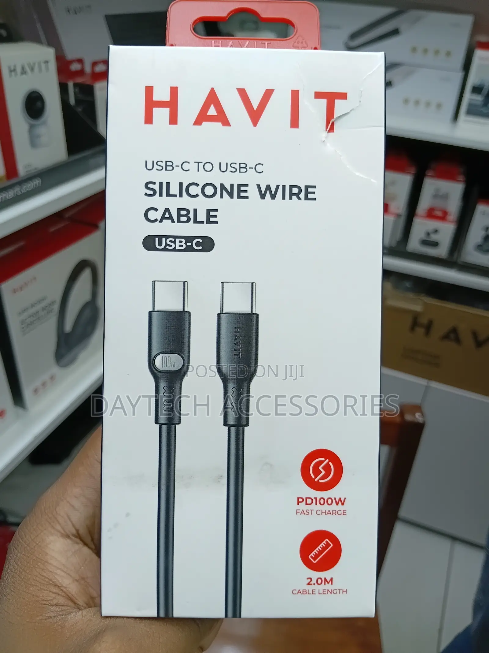 Havit Cable 100w TYPE-C to TYPE-C 2N