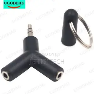 3.5mm Jack Mini Y Shape Male to 2 Female M/F Two-Way Headphones Splitt
