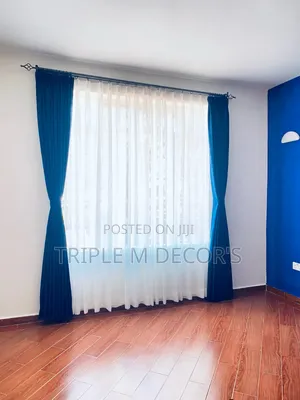 Premium Royal Blue Sitting Room Curtains