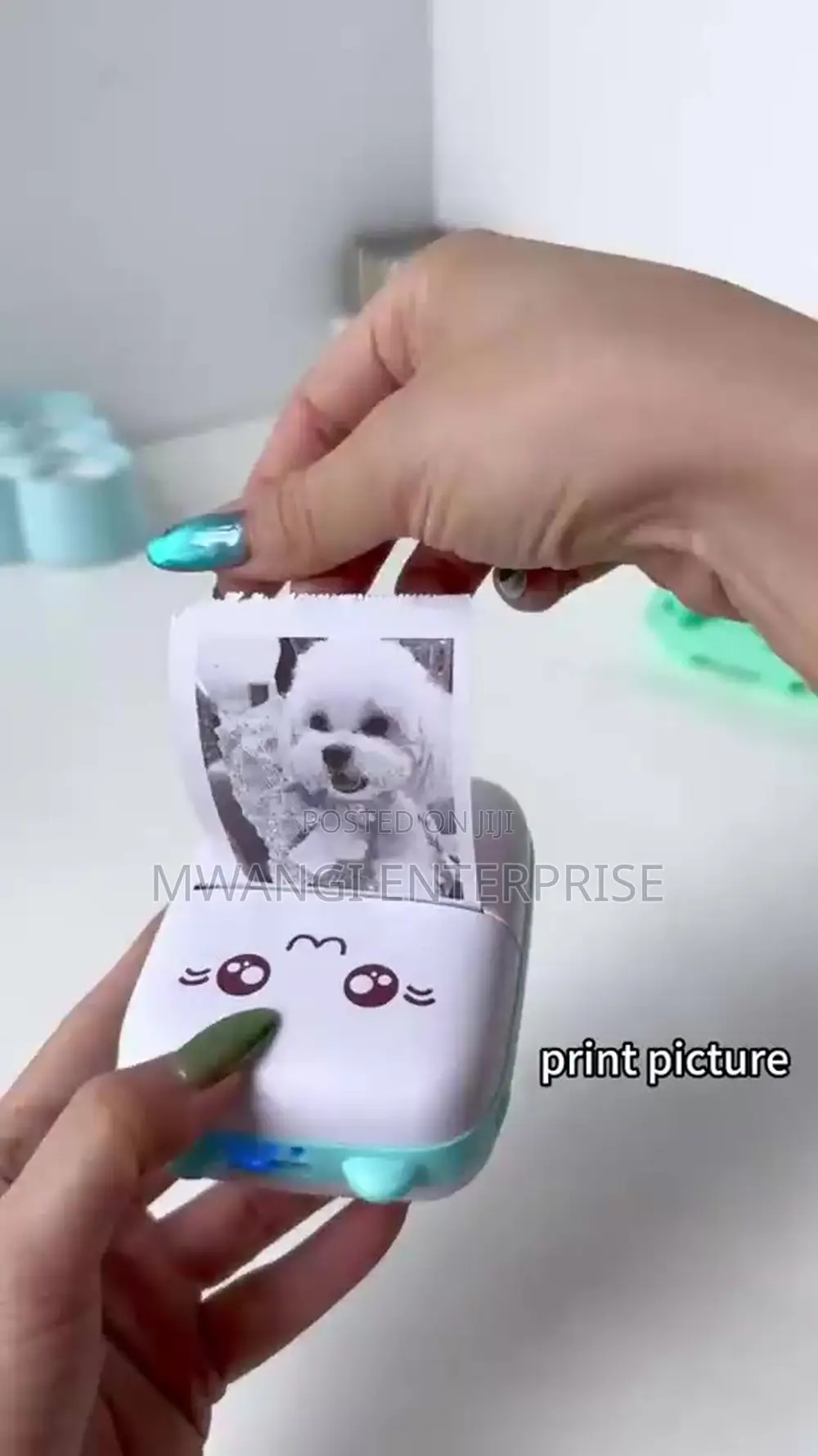 Mini Pocket Bluetooth Thermal Printer + 3 Free Paper Rolls