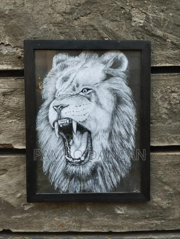 Lion Drawing - main view