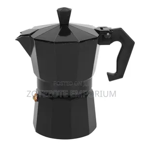 Black Moka Pot Coffee Maker