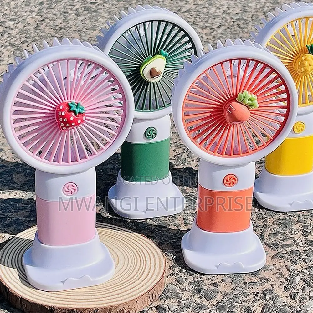 Rechargeable Handheld Portable Mini Fan With Stand