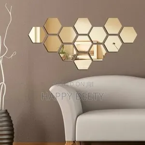 Hexagonal Shape Acrylic Mirrors
(12pcs)