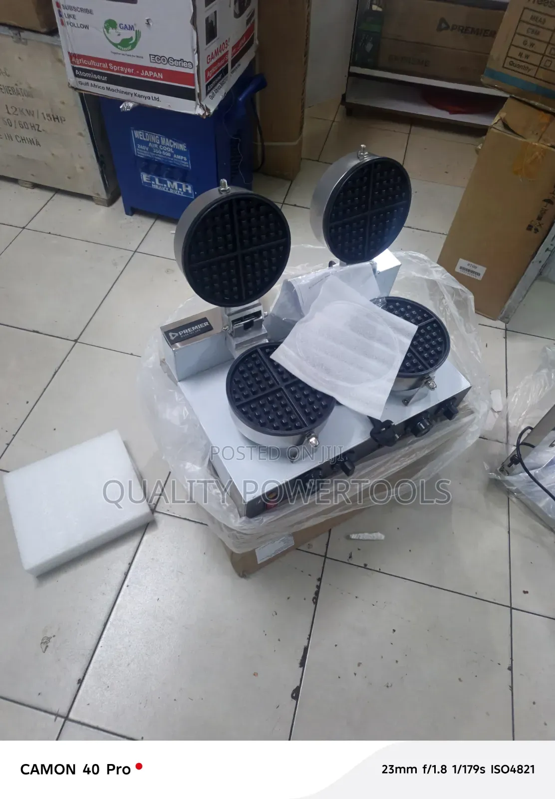 Commercial Double Waffle Baker-Smart