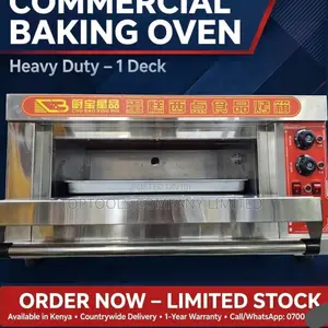 Heavy Duty Commercial Pizza,bread, Cake Baking Oven 1deck 2tray