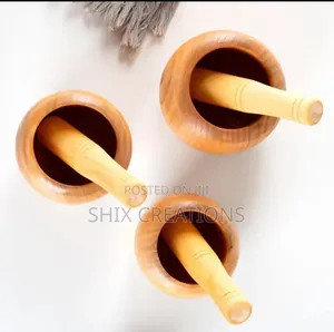 Mortal Pestle Wooden Material