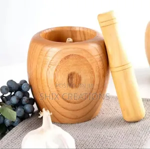 Mortal Pestle Wooden Material