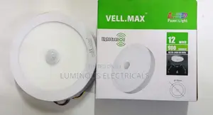 12W Round LED Panel Light With Automatic Light & Motion Sensor
