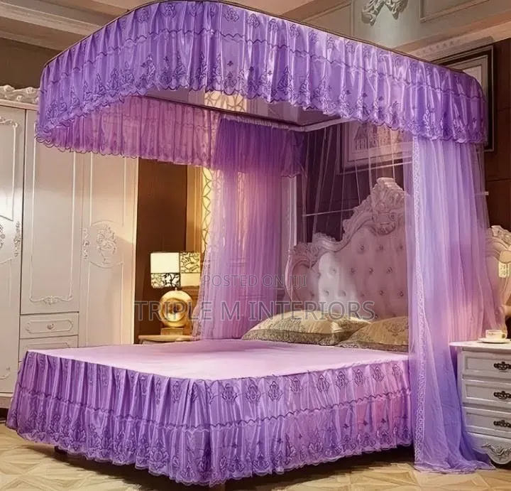 2 Stand Rail Mosquito Nets - 5 by 6 Mosquito Nets,Top Quality