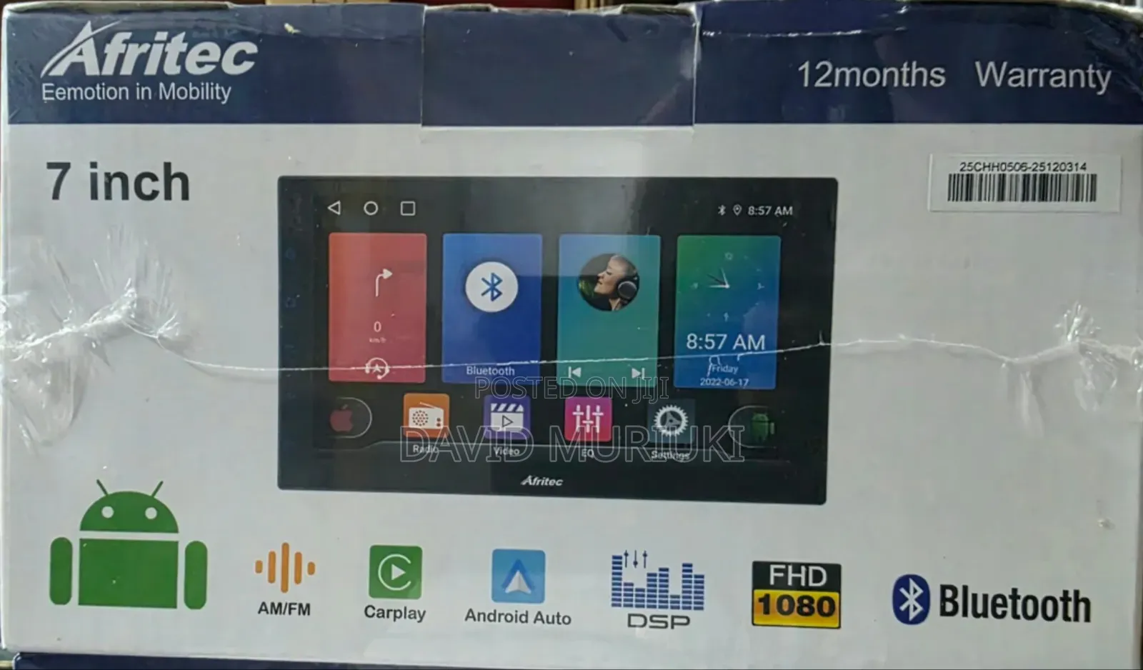 Afritec 7-Inch Android Car Radio