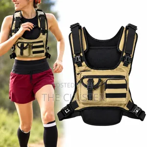 Chest Rig Bag Multifunction Zipper Chest Backpack/ Walking Hiking