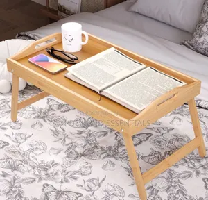 Foldable Wooden Bamboo Bed Tray