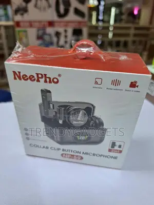 Neepho NP-59 Dual Wireless Clip on Lapel Microphone