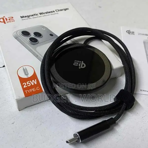Type-C Q12 Portable 25W Fast Charging Pad Compatible With MagSafe