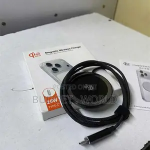 Black Non-Overheating Design Q12 Portable 25W Fast Charging Pad