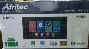 Afritec 8-Inch Touchscreen Car Radio