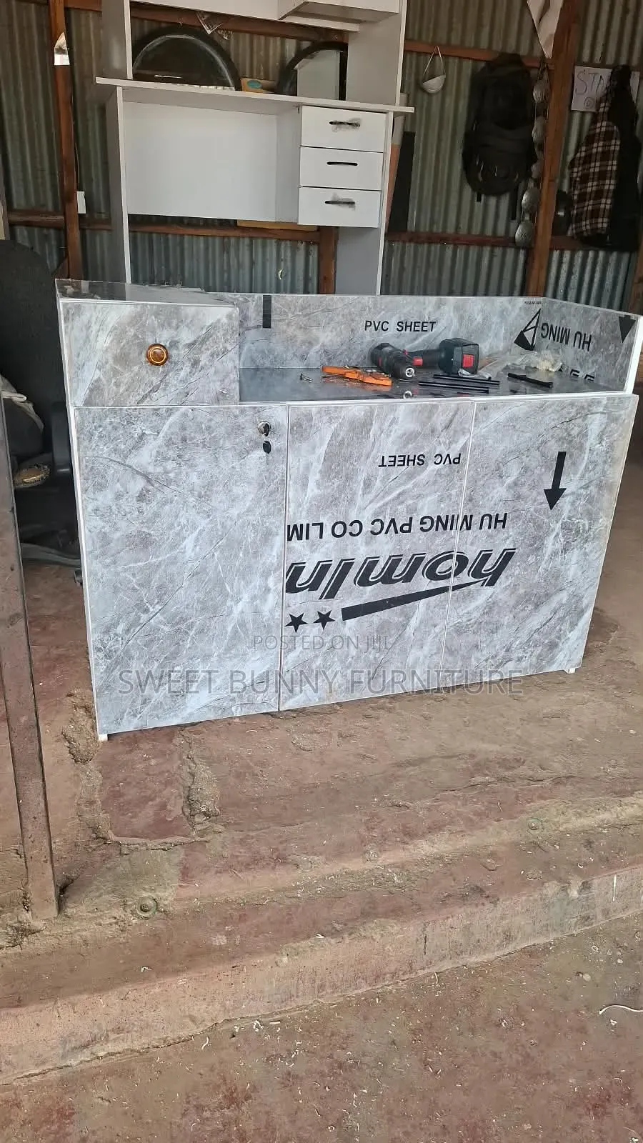Marble Kitchen Cabinet