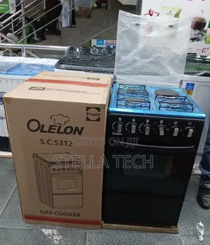 Olelon S.C.5312 Black Standing Cooker (Size 50×55 Cm),