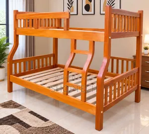 Double Decker 3.5 FTS *6 Top Bed and 4*6 FTS Bed Bottom Hardwood Bed