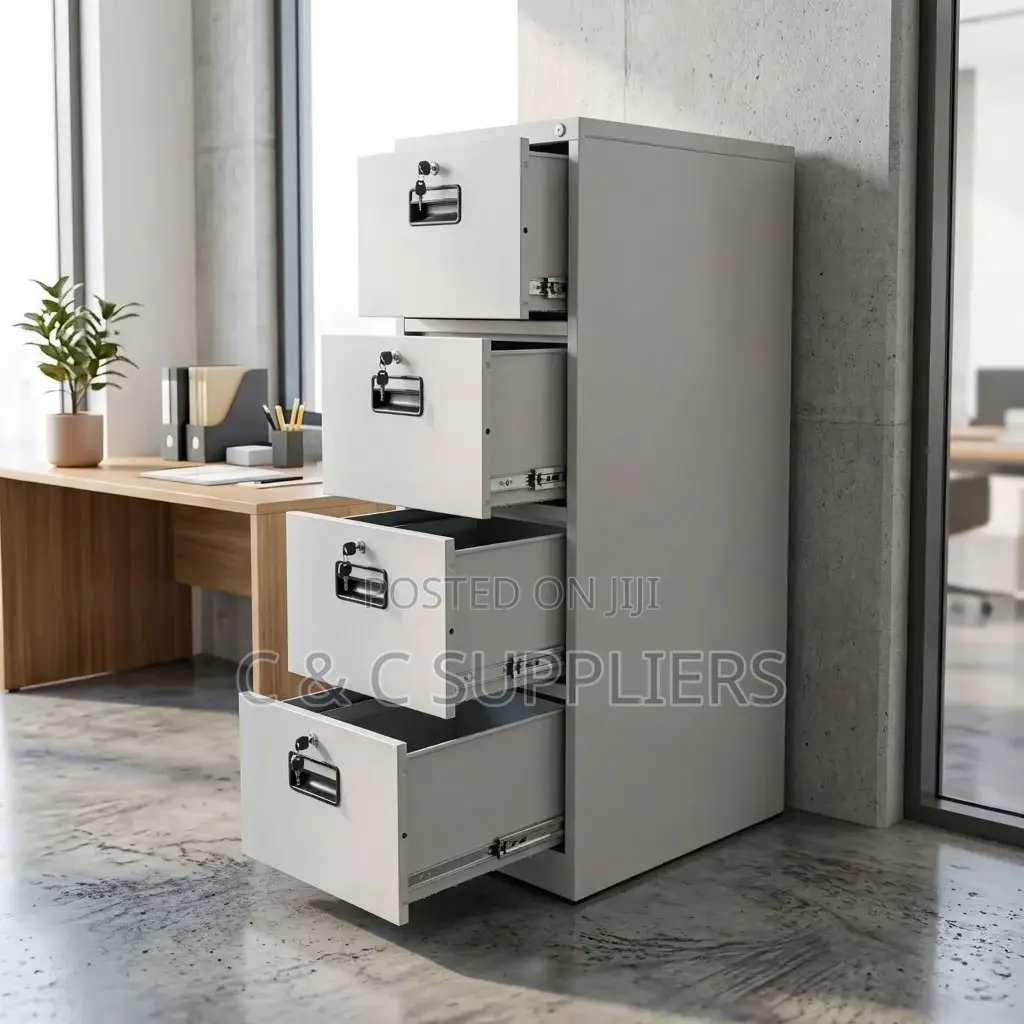 4-Drawer 4-Key Cabinet