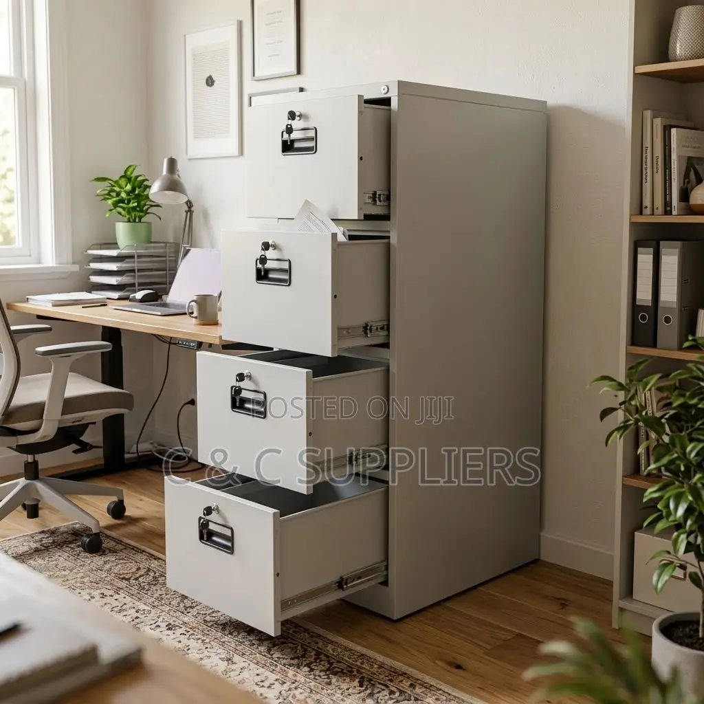 4-Drawer 4-Key Cabinet