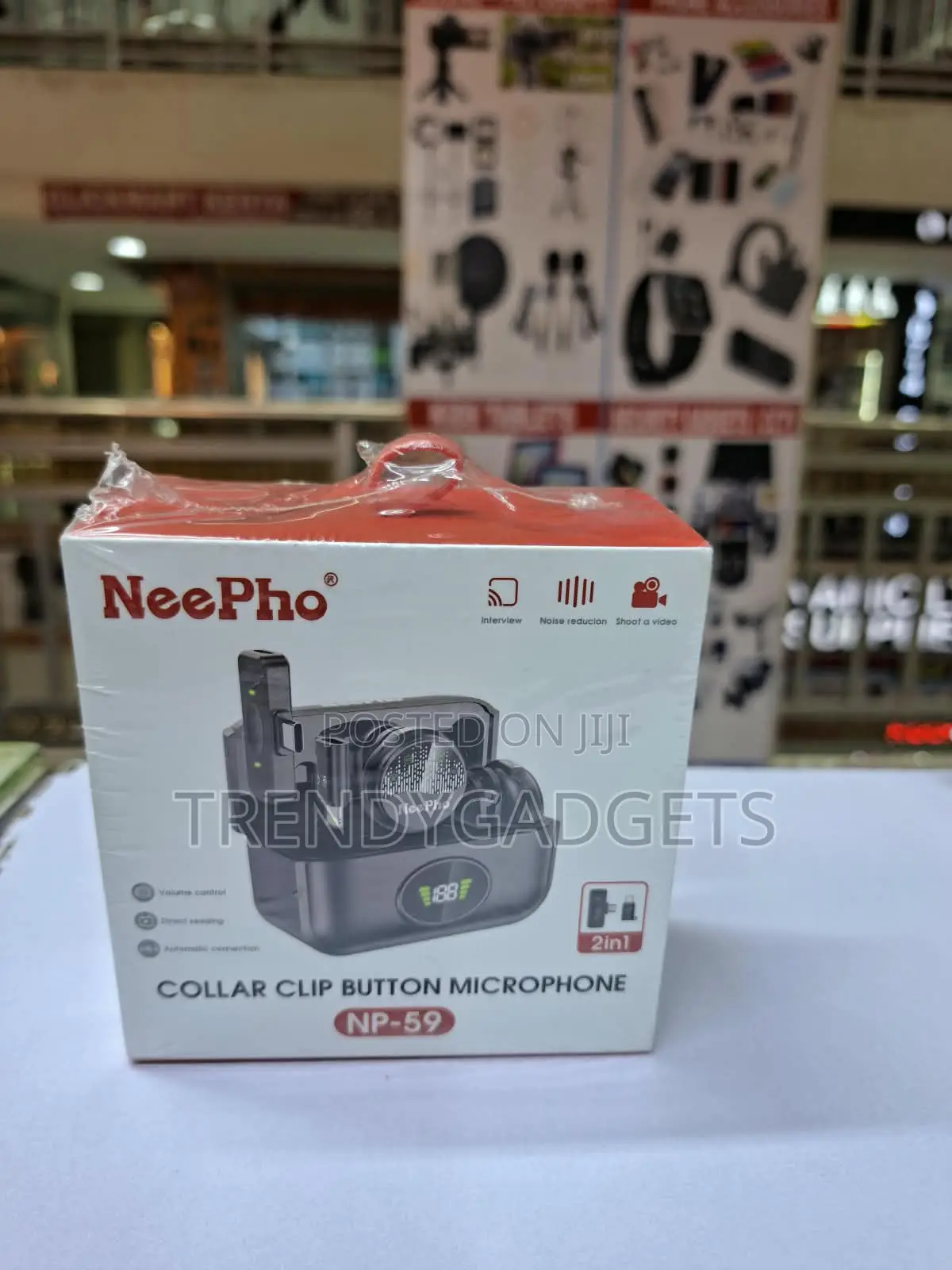 Neepho NP-59 Dual Mic System for Interviews and Podcasts