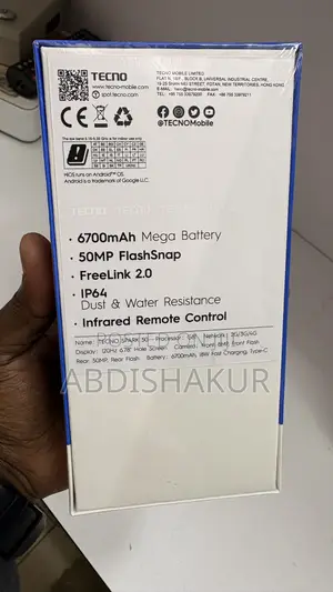 New Tecno Spark 50 128 GB