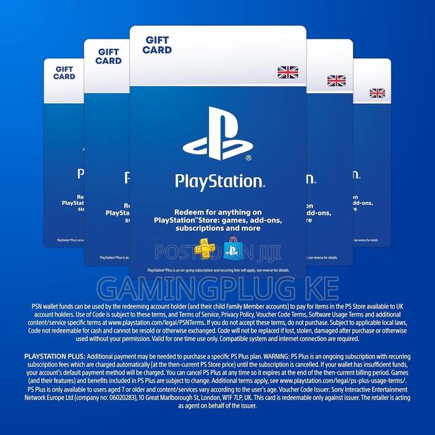 Playstation Cards/Codes