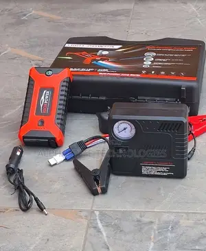 High Car Jump Starter With Air Compressor and Emergency Power Suppy