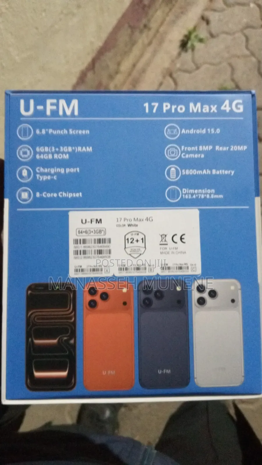 New Mobile Phone 64 GB Orange