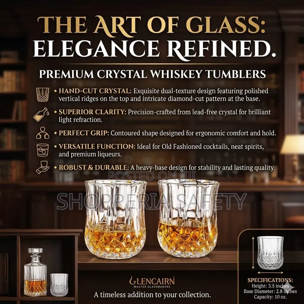 6pcs Whisky Glasses