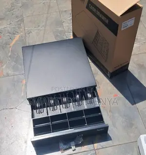 5 Tray POS Cash Drawer With Key Lock – Heavy Duty Cash Register