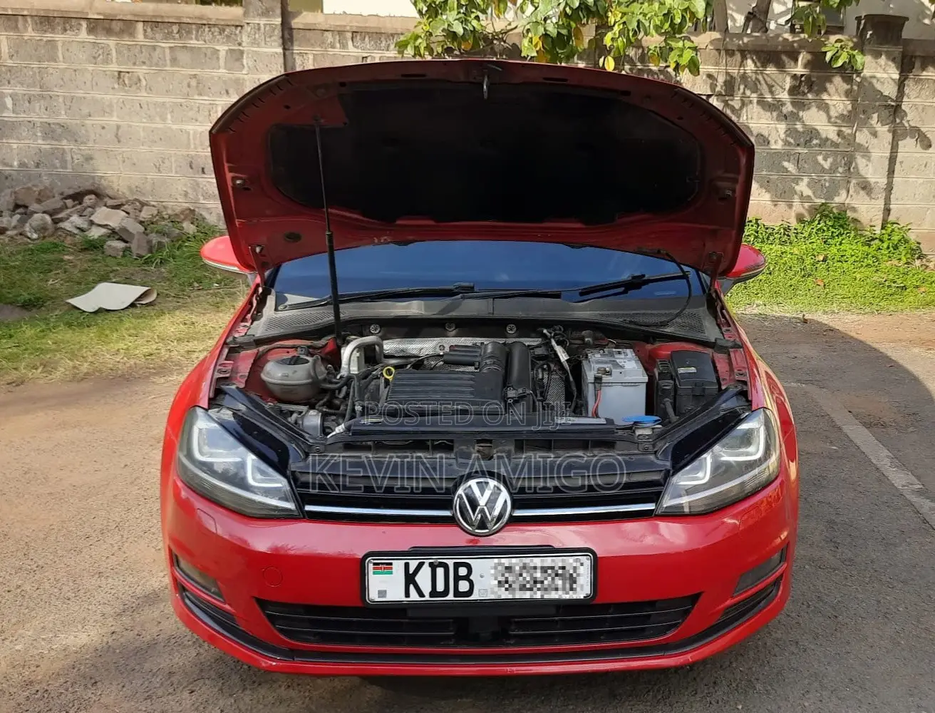 Volkswagen Golf 2014 Red