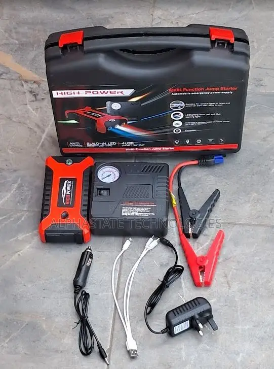 Multi-Function Car Jump Starter for Petrol and Diesel Vehicles