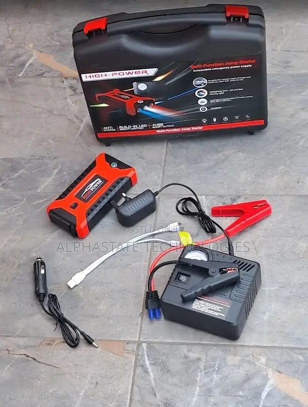 Multi-Function Car Jump Starter for Petrol and Diesel Vehicles