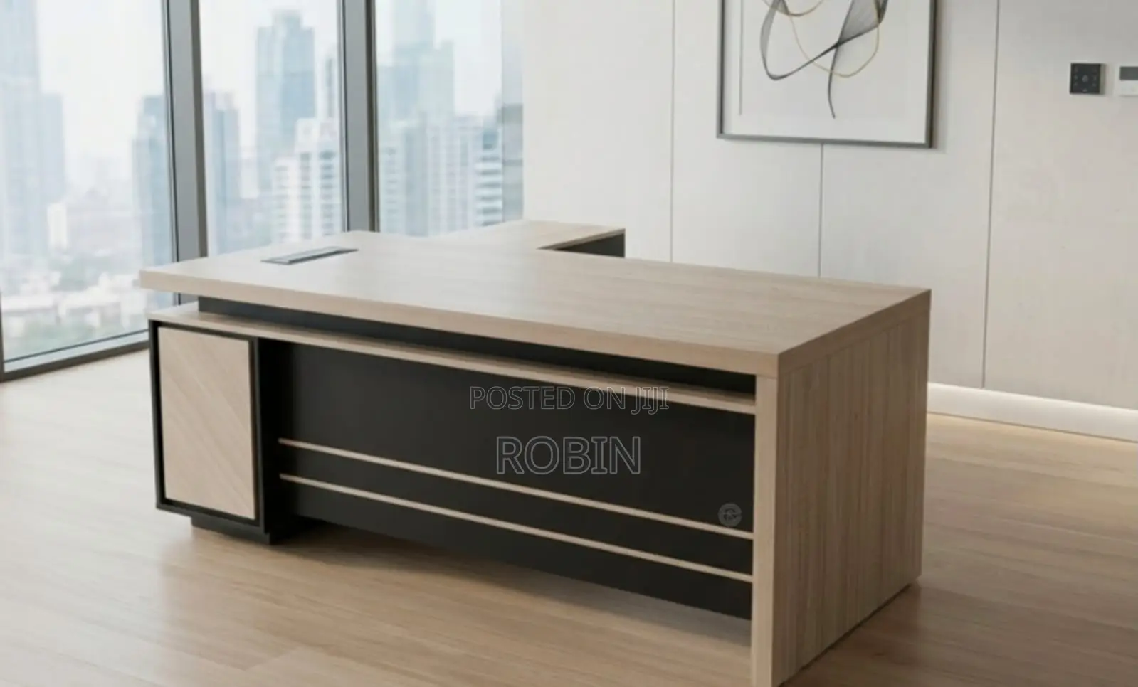 Executive Office Desk With Movable Pedestal (1.6m)